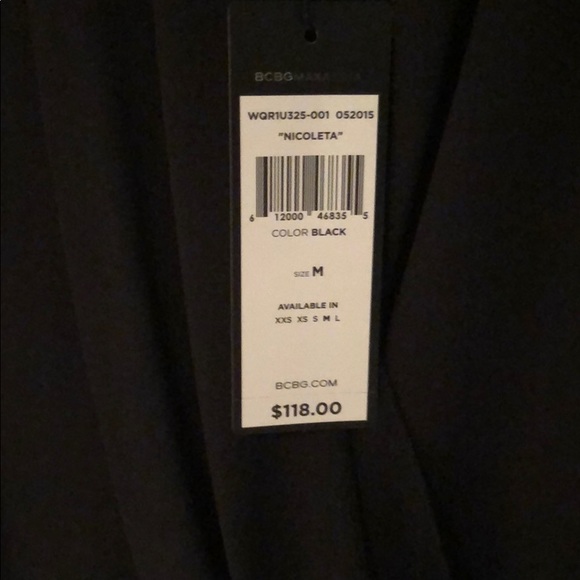 BCBG MaxAzria Nicoleta black top - Picture 4 of 7